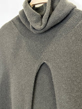Load image into Gallery viewer, Cashmere Sleeveless Turtleneck Open Front Sweater
