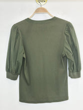 Load image into Gallery viewer, Ribbed Half Button Half Sleeve Shirt
