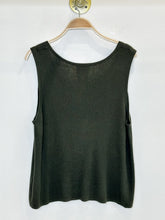 Load image into Gallery viewer, Cotton-Silk-Cashmere Ribbed Knit Tank with Button Details

