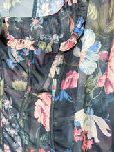 Load image into Gallery viewer, Sheer Floral Corset Top with Balloon Sleeves (NWT, orig. $118)
