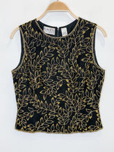 Load image into Gallery viewer, Vintage Beaded Silk Sleeveless Top
