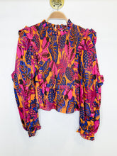 Load image into Gallery viewer, Fruit Dream Long Sleeve Shirred Blouse (NWT, orig. $170)
