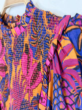 Load image into Gallery viewer, Fruit Dream Long Sleeve Shirred Blouse (NWT, orig. $170)
