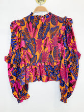Load image into Gallery viewer, Fruit Dream Long Sleeve Shirred Blouse (NWT, orig. $170)
