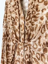 Load image into Gallery viewer, The Icon Animal Print Long Sleeve Button Up Midi Shirt Dress (NWT, orig. $268)
