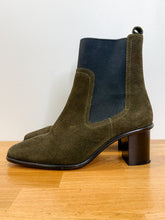 Load image into Gallery viewer, Suede Square Toe Chelsea Boots
