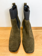 Load image into Gallery viewer, Suede Square Toe Chelsea Boots
