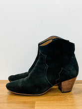 Load image into Gallery viewer, Suede Western Ankle Boots (orig. ~$790)
