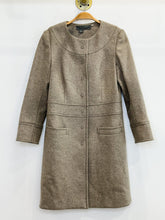 Load image into Gallery viewer, Wool-Cashmere Knee Length Coat (orig. ~$1,200; AS IS: Small Tear in Pocket Lining)

