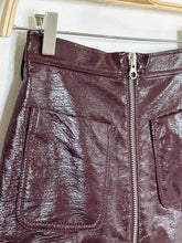 Load image into Gallery viewer, Coated Cotton Mini Skirt
