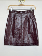 Load image into Gallery viewer, Coated Cotton Mini Skirt
