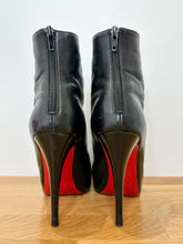 Load image into Gallery viewer, Leather Stiletto Booties (Newly Resoled)
