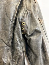 Load image into Gallery viewer, Vintage Leather Motorcycle Jacket
