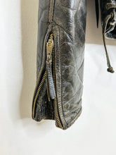 Load image into Gallery viewer, Vintage Leather Motorcycle Jacket
