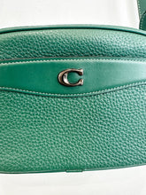 Load image into Gallery viewer, Pebbled Leather Camera Bag with Crossbody Strap
