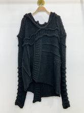 Load image into Gallery viewer, Chunky Knit Asymmetrical Hoodie (orig. ~$450)

