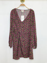 Load image into Gallery viewer, Madeline Floral Long Sleeve Dress with Twist Front (NWT, orig. $180)
