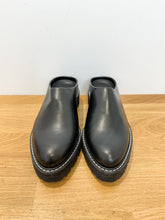 Load image into Gallery viewer, Leather Lug Mules (orig. $395)

