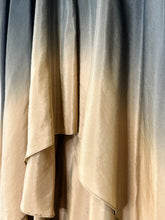 Load image into Gallery viewer, Sleeveless Button Front Midi Dress with Wool Top + Ombre Silk Waterfall Skirt
