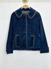 Load image into Gallery viewer, Corduroy Jacket with Peter Pan Collar and Oversized Buttons
