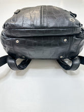 Load image into Gallery viewer, Embossed Leather Backpack with Silver Hardware (orig. ~$370)

