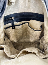 Load image into Gallery viewer, Embossed Leather Backpack with Silver Hardware (orig. ~$370)
