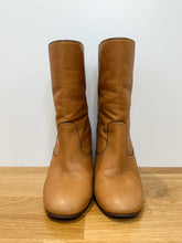 Load image into Gallery viewer, Lara Leather High Heel Boots with Lace-Up Back
