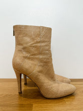 Load image into Gallery viewer, Stiletto Snake Ankle Boots
