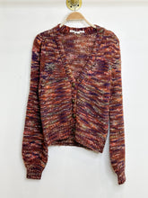 Load image into Gallery viewer, Wool Blend Amosa Space-Dyed Cardigan with Gold Buttons
