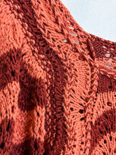 Load image into Gallery viewer, Short Puff Sleeve Wavy Crochet Top (orig. $395)
