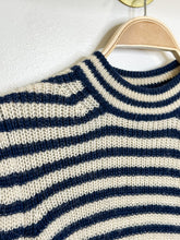 Load image into Gallery viewer, Alpaca Mock Neck Striped Mia Sweater (orig. $395)

