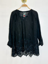 Load image into Gallery viewer, Embroidered Eyelet Long Sleeve Top
