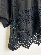 Load image into Gallery viewer, Embroidered Eyelet Long Sleeve Top
