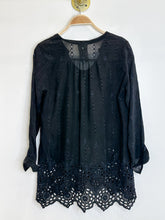 Load image into Gallery viewer, Embroidered Eyelet Long Sleeve Top
