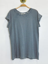 Load image into Gallery viewer, Oversized Striped Cap Sleeve Tee

