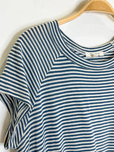 Load image into Gallery viewer, Oversized Striped Cap Sleeve Tee
