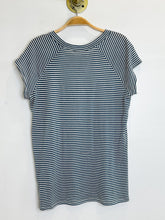 Load image into Gallery viewer, Oversized Striped Cap Sleeve Tee
