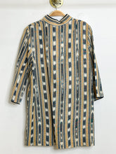 Load image into Gallery viewer, Cotton Long Sleeve Ikat Tunic with Pockets (orig. ~$200)
