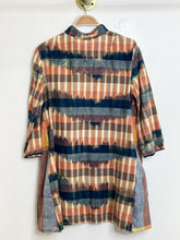 Load image into Gallery viewer, Cotton Long Sleeve Ikat Tunic with Pockets (orig. ~$200)
