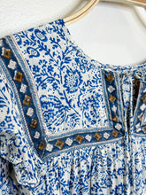 Load image into Gallery viewer, Floral Balloon Sleeve Peasant Shirt (orig. $172)
