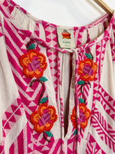 Load image into Gallery viewer, Embroidered Balloon Sleeve Jacquard Maxi Dress (orig. $335)
