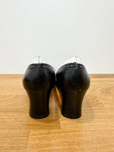 Load image into Gallery viewer, Vintage Leather Wingtip Square Toe Block Heel
