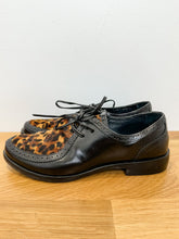 Load image into Gallery viewer, Leopard Print Calf Hair Leather Oxfords (orig. ~$398)
