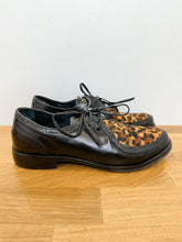 Load image into Gallery viewer, Leopard Print Calf Hair Leather Oxfords (orig. ~$398)

