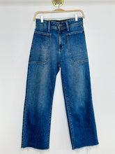 Load image into Gallery viewer, Patch Pocket High Rise Wide Leg
