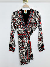 Load image into Gallery viewer, Passion Scarf Long Sleeve Wrap Mini Dress (orig. $230)

