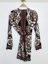 Load image into Gallery viewer, Passion Scarf Long Sleeve Wrap Mini Dress (orig. $230)

