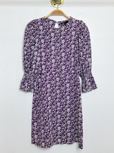 Load image into Gallery viewer, Floral Linen-Blend Half Sleeve Mini Dress
