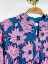 Load image into Gallery viewer, Embroidered Floral Long Sleeve Mini Caftan Dress (orig. $168)
