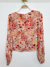 Load image into Gallery viewer, Faye Long Sleeve Watercolor Floral Print Blouse (orig. $228)
